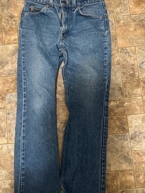 517 vintage orange tab Levi's Men's Medium Blue Bootcut Jean